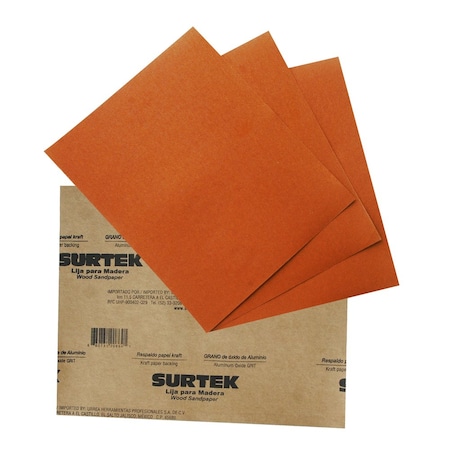 Surtek Wood Sandpaper Kraft Grit 100 LMK100